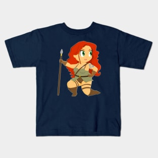 Ruby the Red Warrior Kids T-Shirt